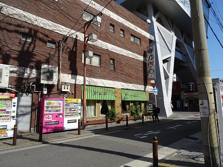 In the between. Old building cafe with great view of Okawa River Osaka. # osaka #japan #cafehoppingosaka