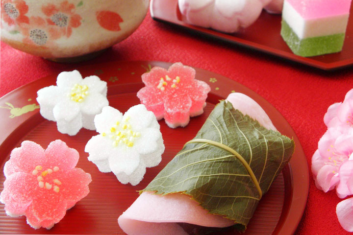 Sakura Mochi and other spring wagashi