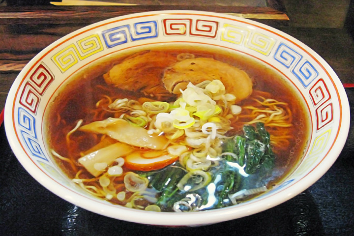 A bowl of traditional ramen, Chuka soba