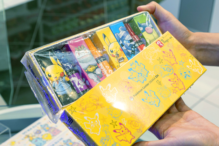 Special markers to celebrate the opening of Pokémon Center Osaka DX