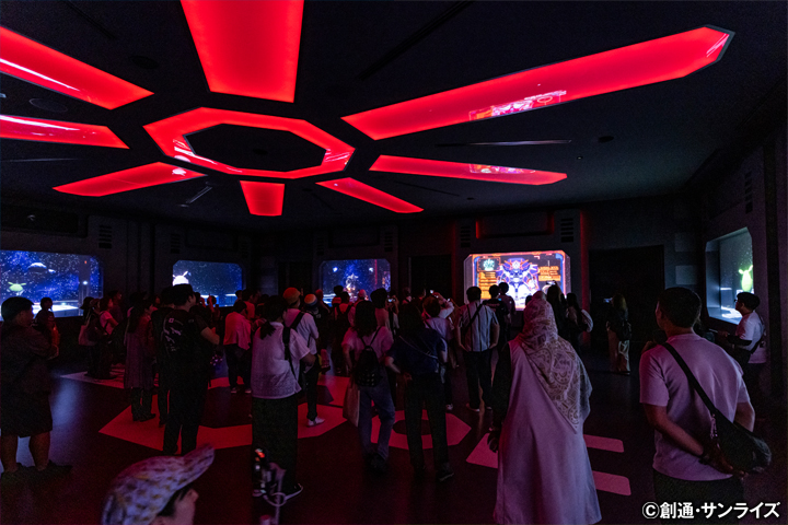 「GUNDAM NEXT FUTURE PAVILION」館內 太空站「Star Jaburo」