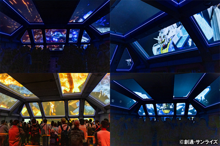 「GUNDAM NEXT FUTURE PAVILION」館內 緊急逃生艙