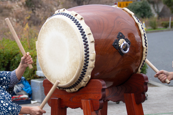Wadaiko, traditional Japanese drum