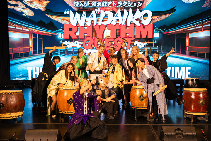 The ”WA”DAIKO RHYTHM QUEST experience