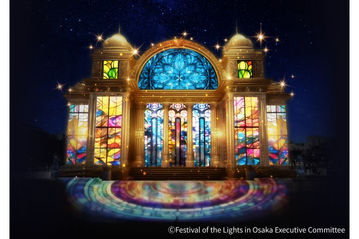 大阪市中央公会堂壁面プロジェクションマッピング