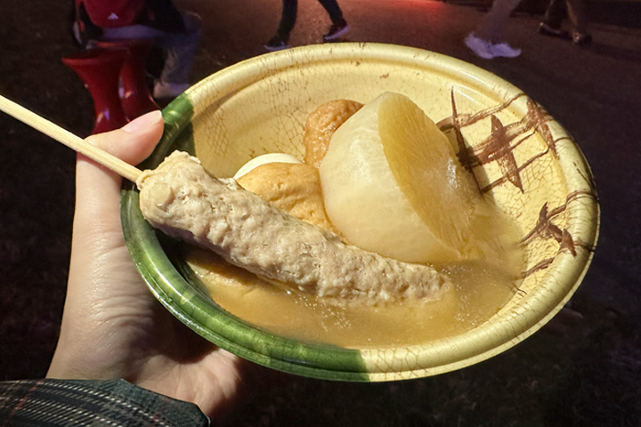 오사카 성 일루미나주 2025 오뎅