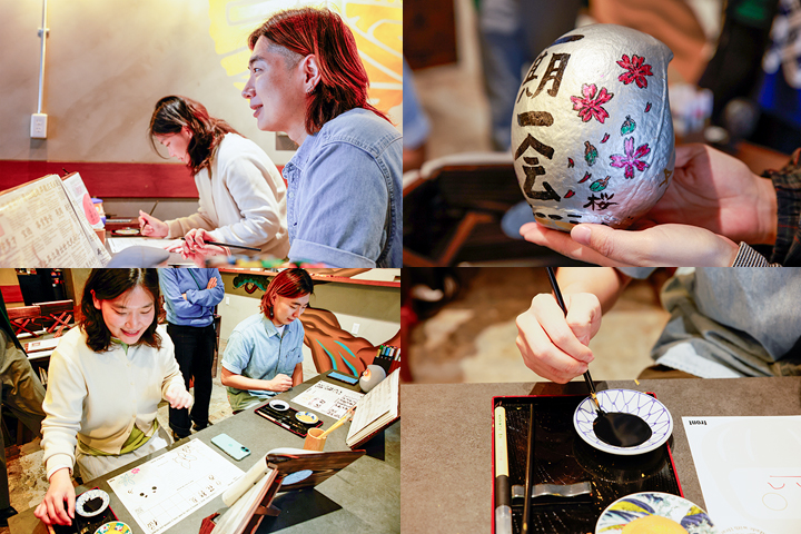 繪製達摩設計草稿的情景